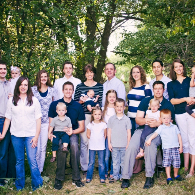 Pres & Sis Dymock's Family 2014